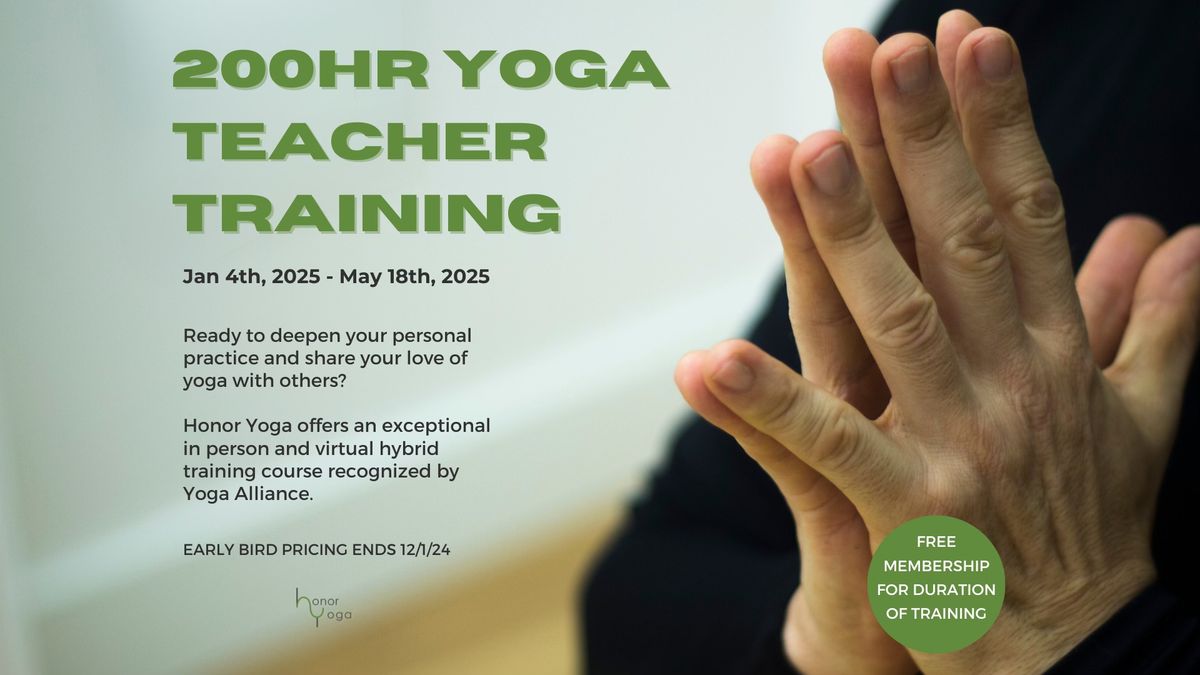 Honor Yoga 200hr Teacher Training with Danie Belleville