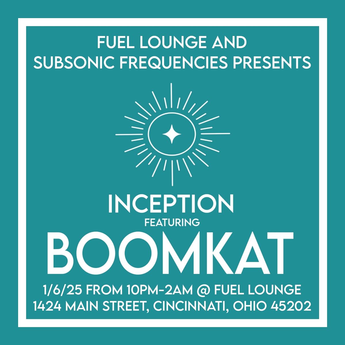 Inception 9 featuring Boomkat