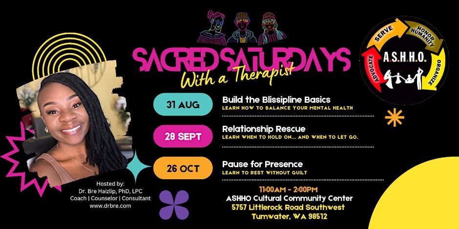 Sacred Saturday with a Therapist