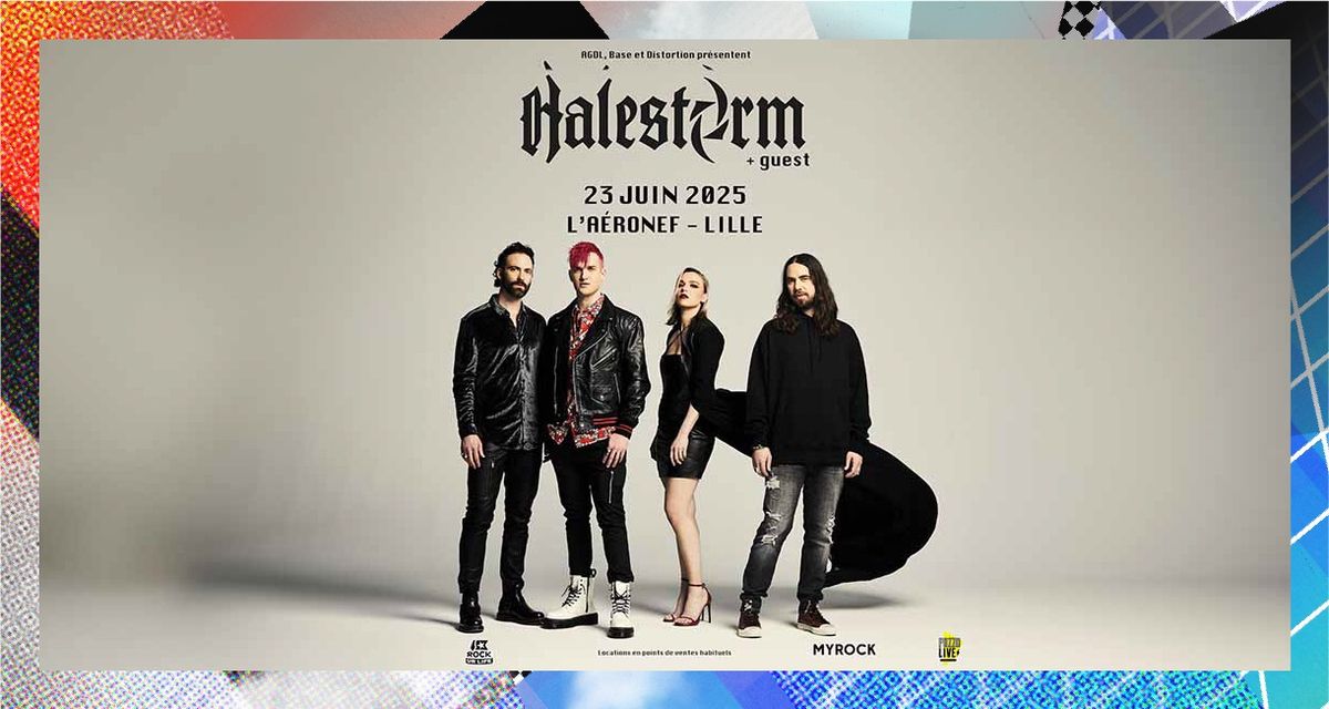 Halestorm \u2022 Lundi 23 juin 2025 \u2022  L'A\u00e9ronef, Lille 