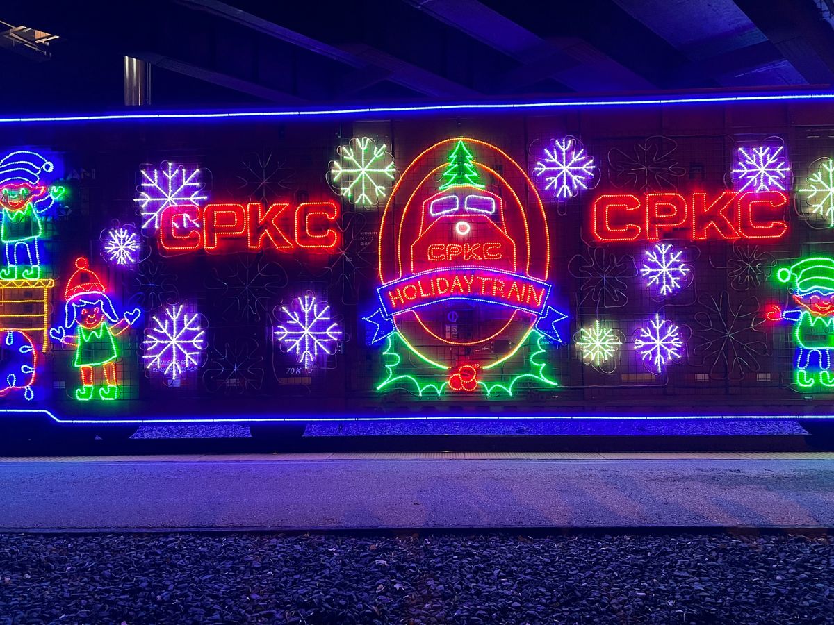 CPKC Holiday Train- La Crosse Amtrak Depot Stop 2024