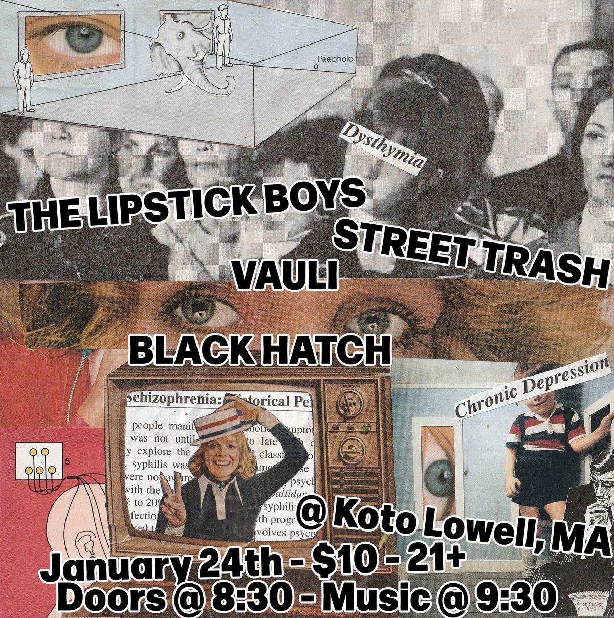 Koto Lowell Welcomes Vauli*Street Trash*Lipstick Boys*Black Hatch