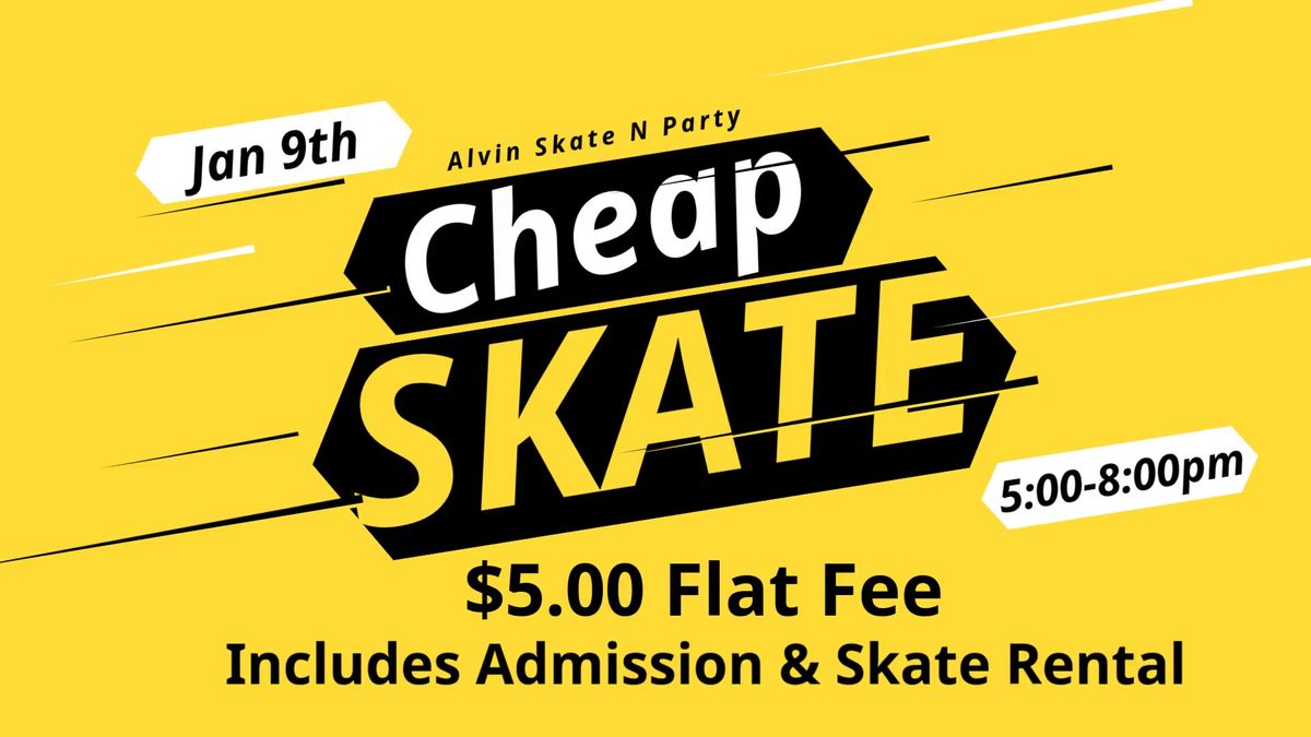 Cheap Skate- Half Off Roller Skating