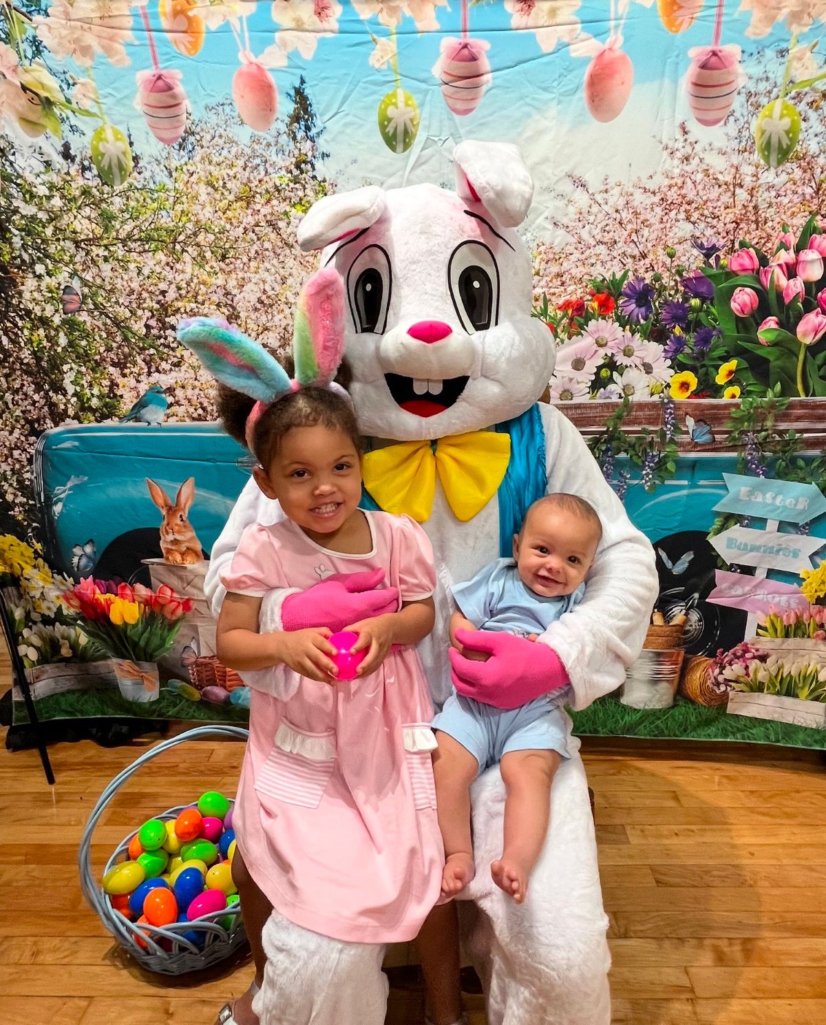 Pictures with the Easter Bunny