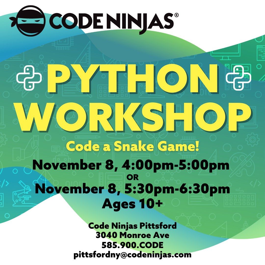 Python Workshop: Create a Snake Game