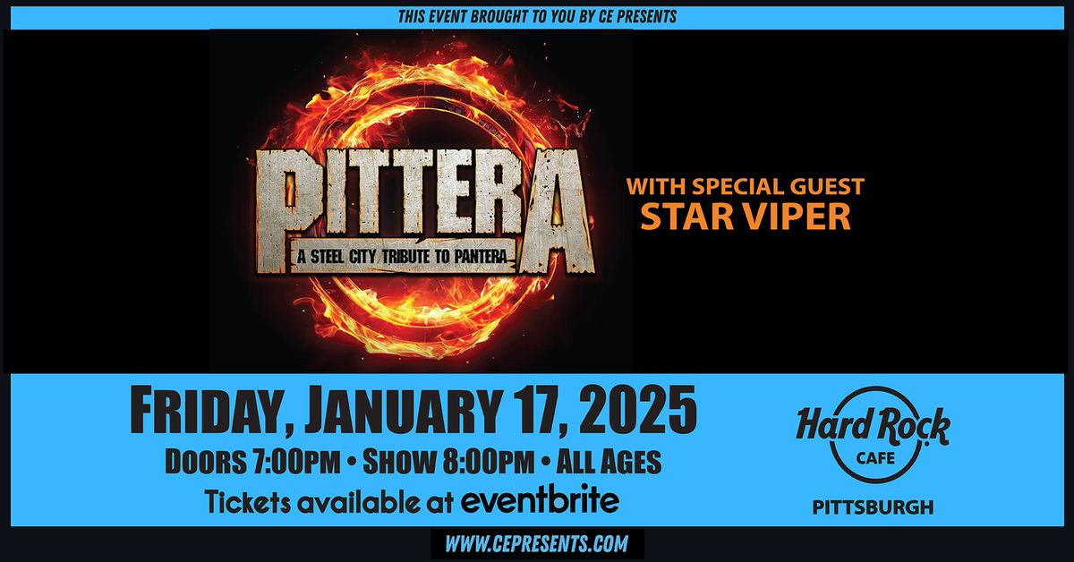 PitterA - A Steel City Tribute to Pantera