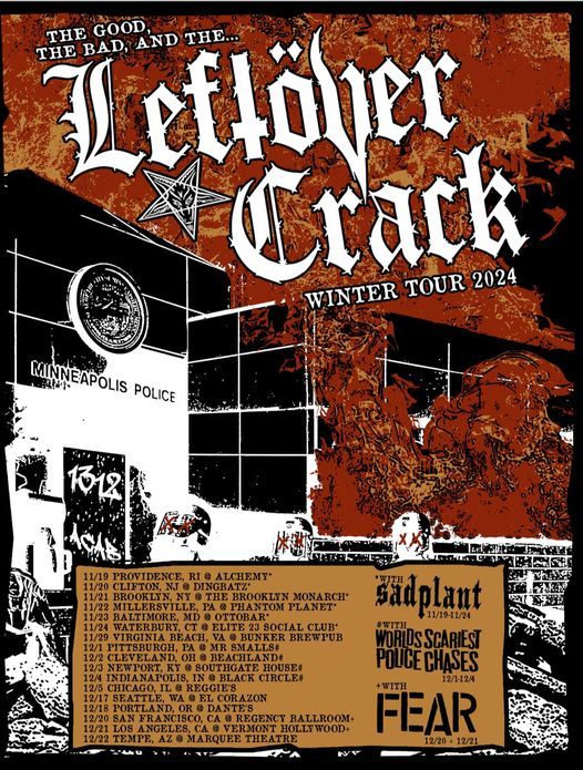 LEFTOVER CRACK at THE BUNKER VIRGINIA BEACH!