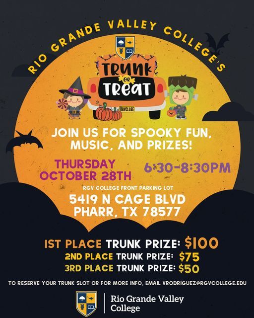 Trunk Or Treat Rio Grande Valley College Pharr 28 October 21