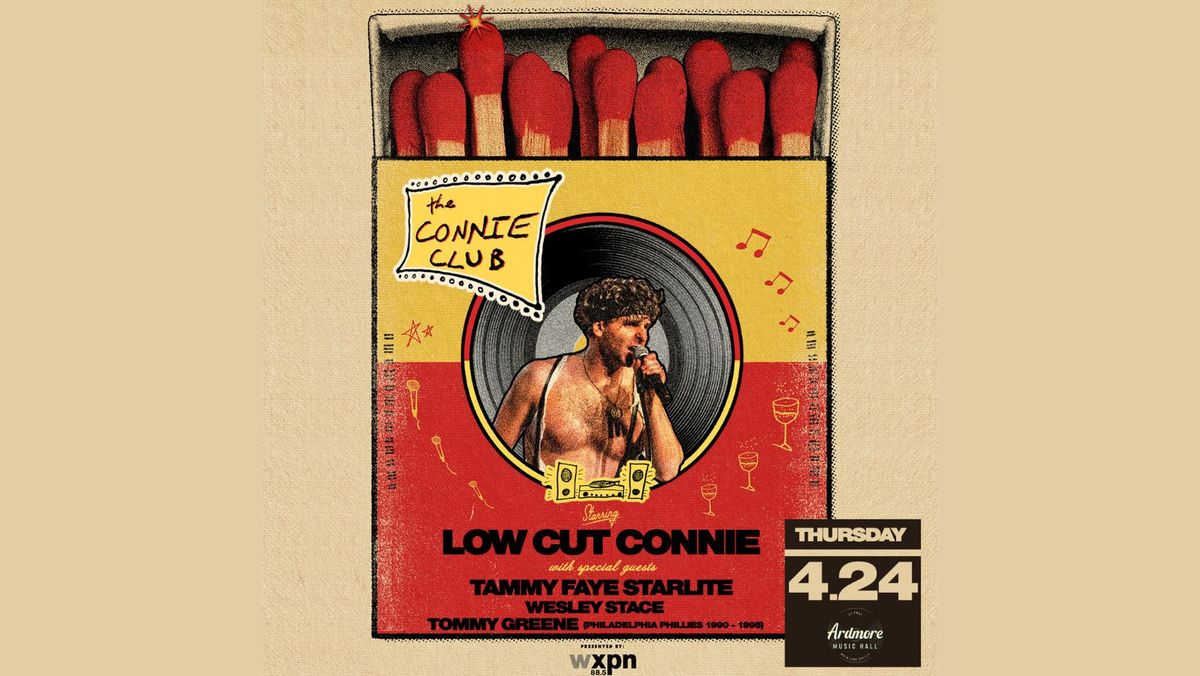 WXPN Welcomes: The Connie Club w\/ Adam Weiner (Low Cut Connie) at Ardmore Music Hall 4\/24