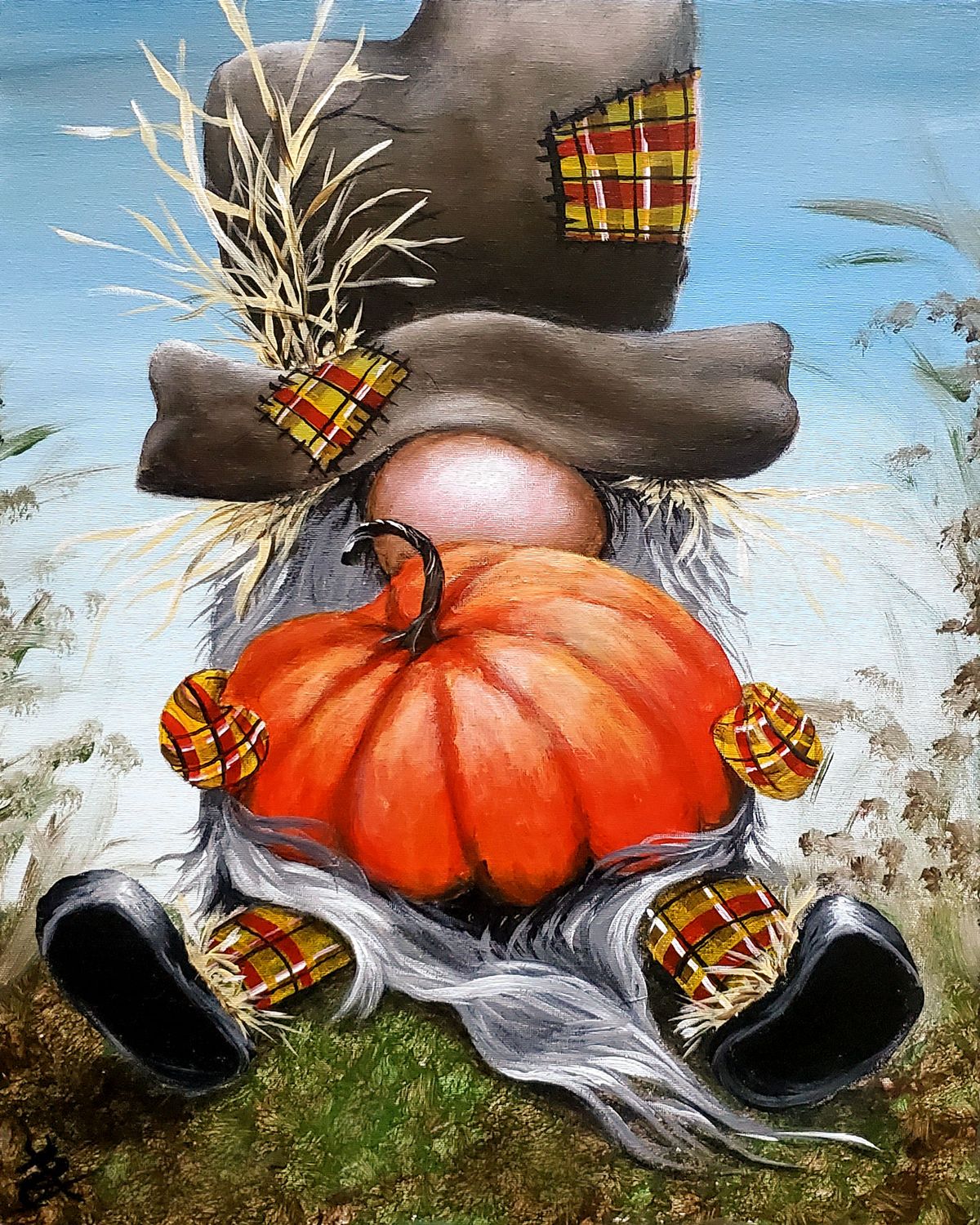 Adult Scarecrow Gnome Paint & Sip Nov 1st 6pm - 8pm