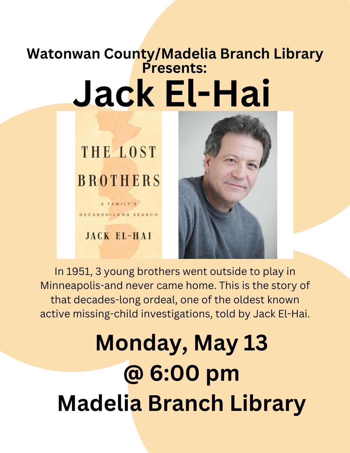 Author of "The Lost Brothers", Jack El-Hai