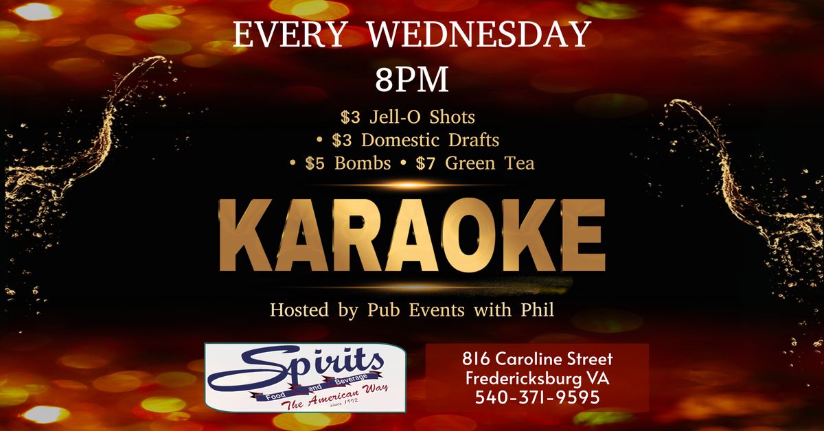 Karaoke EVERY Wednesday