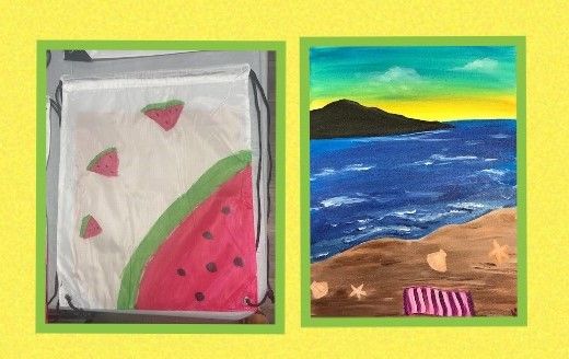 Workshops for Kids! Summer String Bag & Painting
