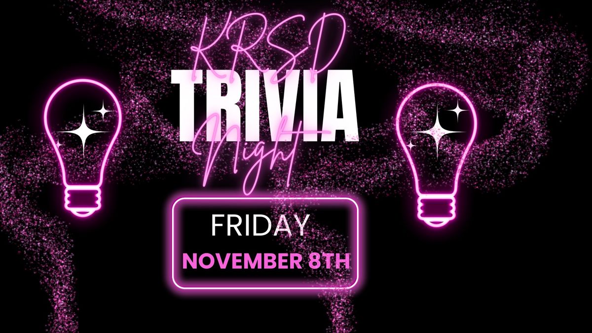 KRSD Trivia Night 