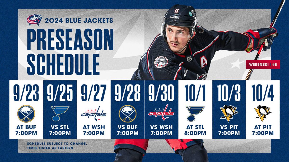 NHL Preseason: Columbus Blue Jackets vs. Buffalo Sabres