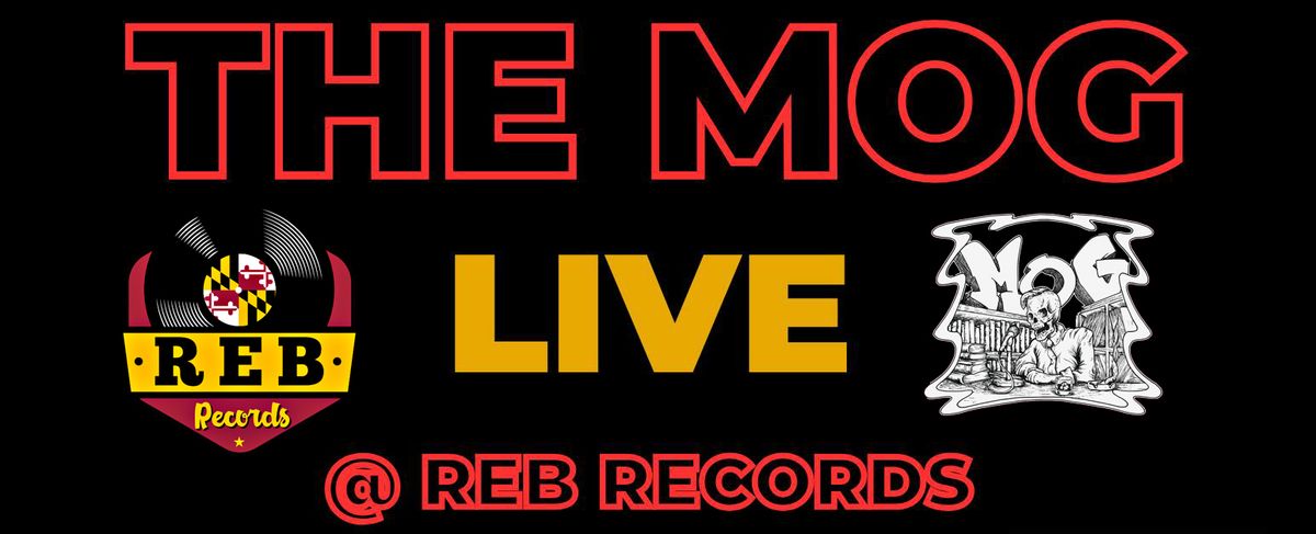 The MOG Live at REB Records featuring Kaly Clauss, Derrick Credito, and Kyle Ragan