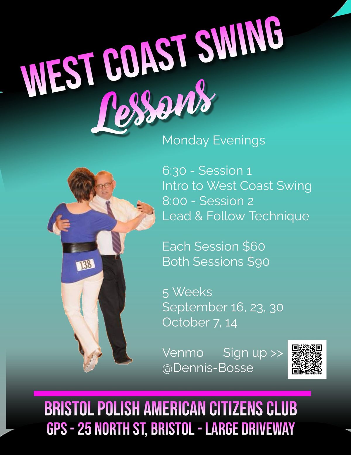 West Coast Swing Dance Classes