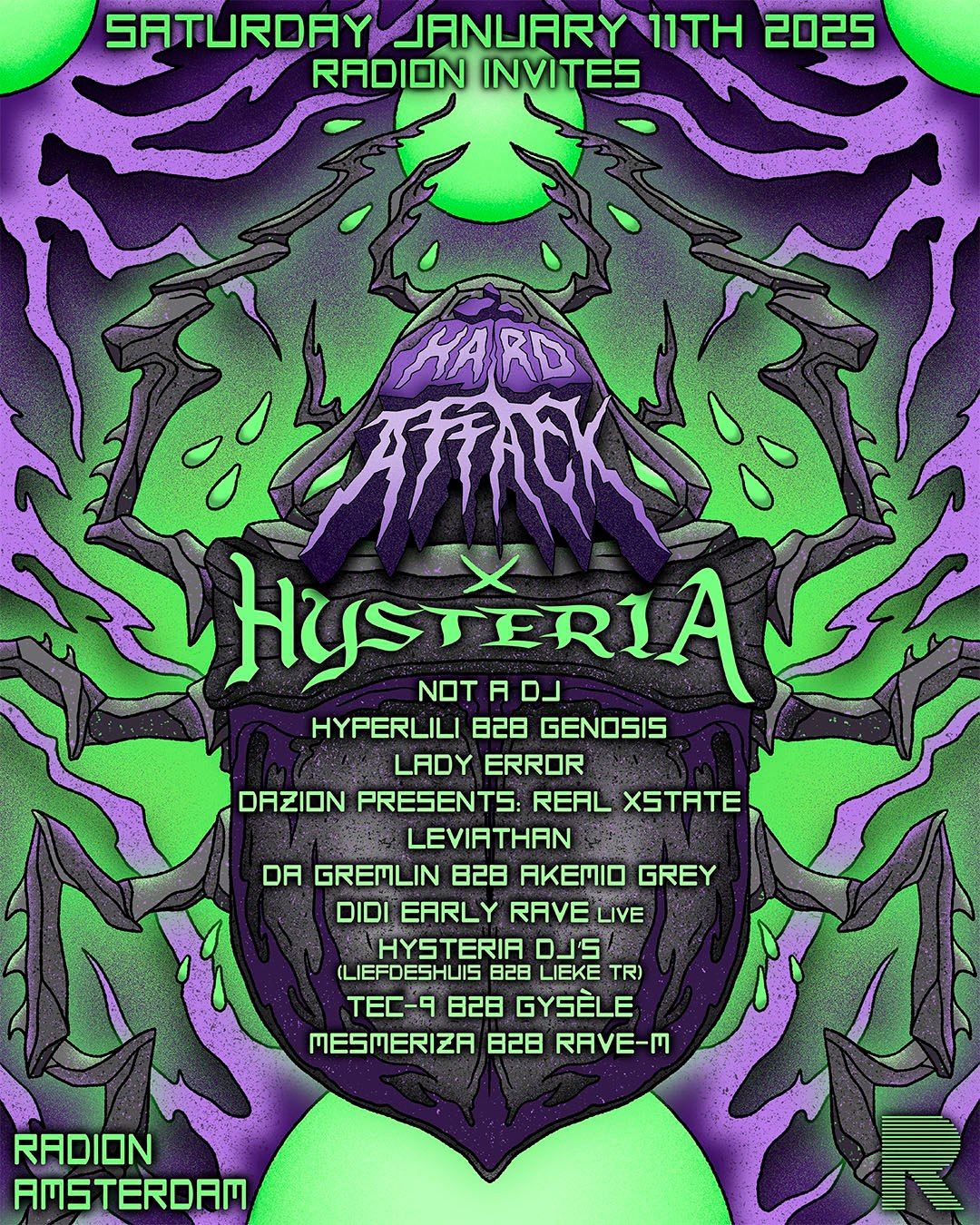 Radion invites: Hard Attack & Hysteria