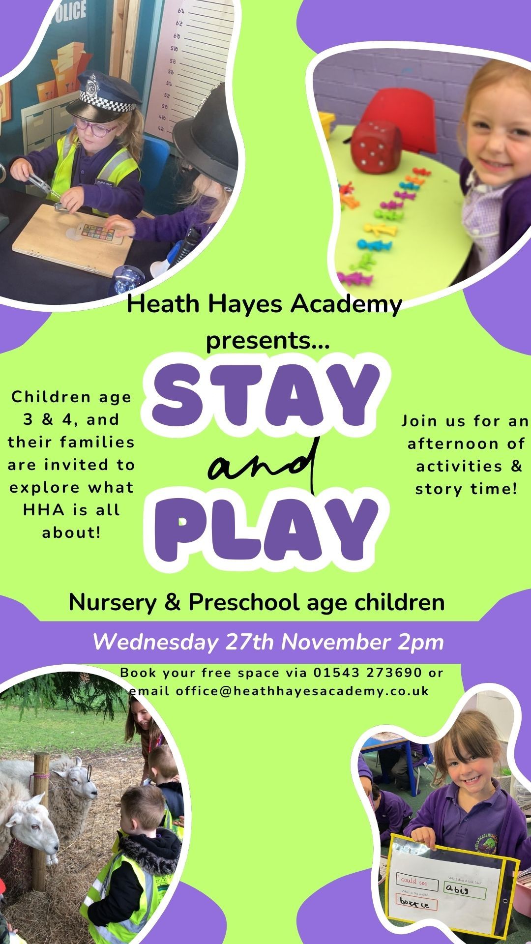 Stay & Play @ Heath Hayes Academy!