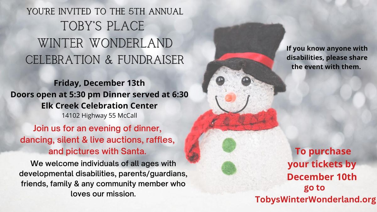 Winter Wonderland Celebration and Fundraiser