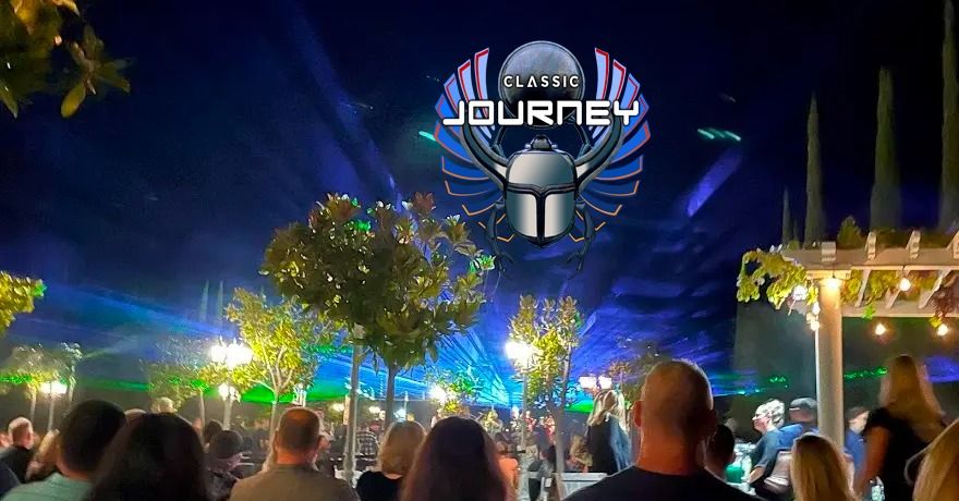 Laser show with Classic Journey! 