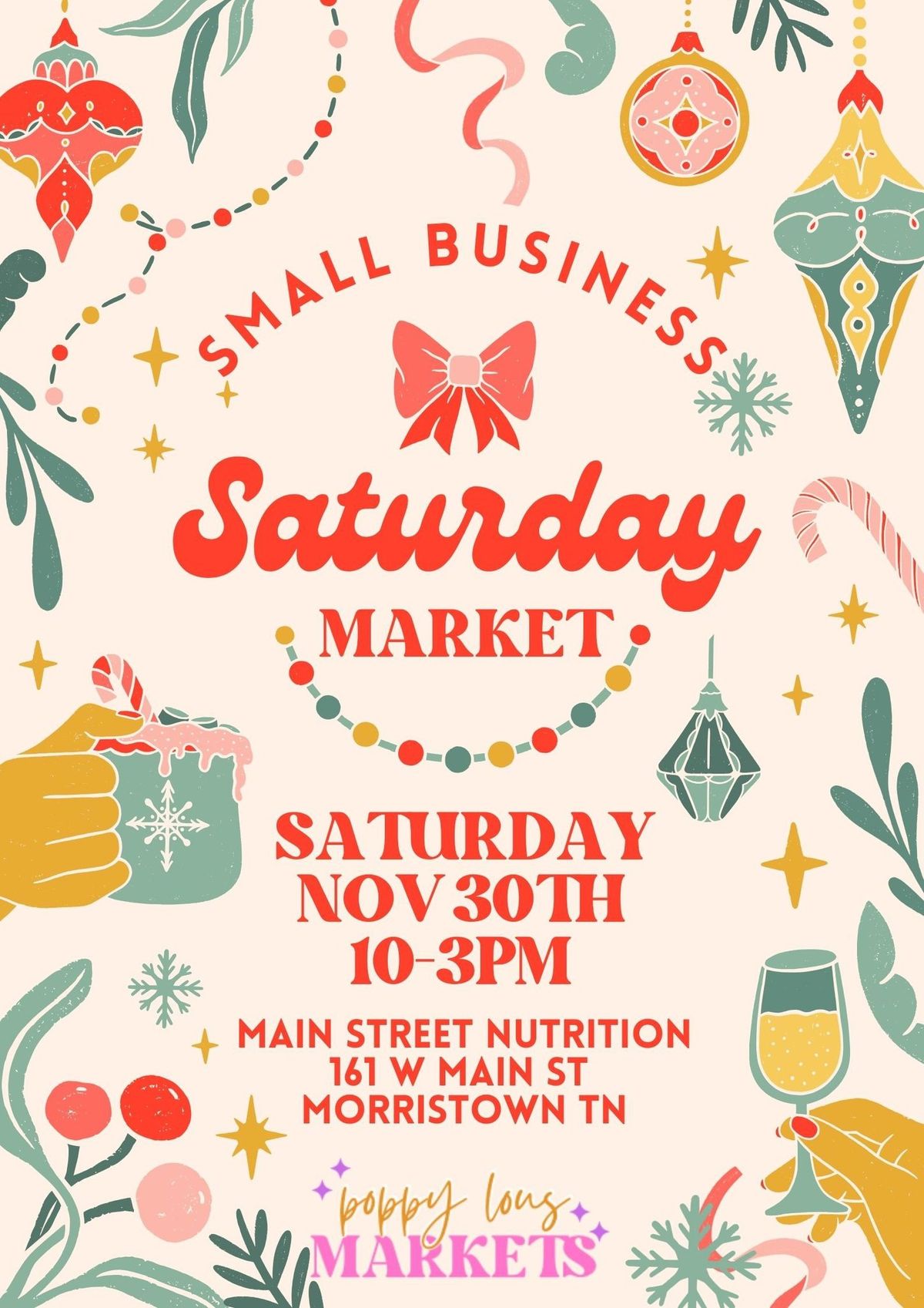 Small Business Saturday Pop Up Market