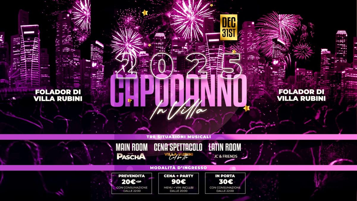 CAPODANNO 2025 - FOLLADOR DI VILLA RUBINI