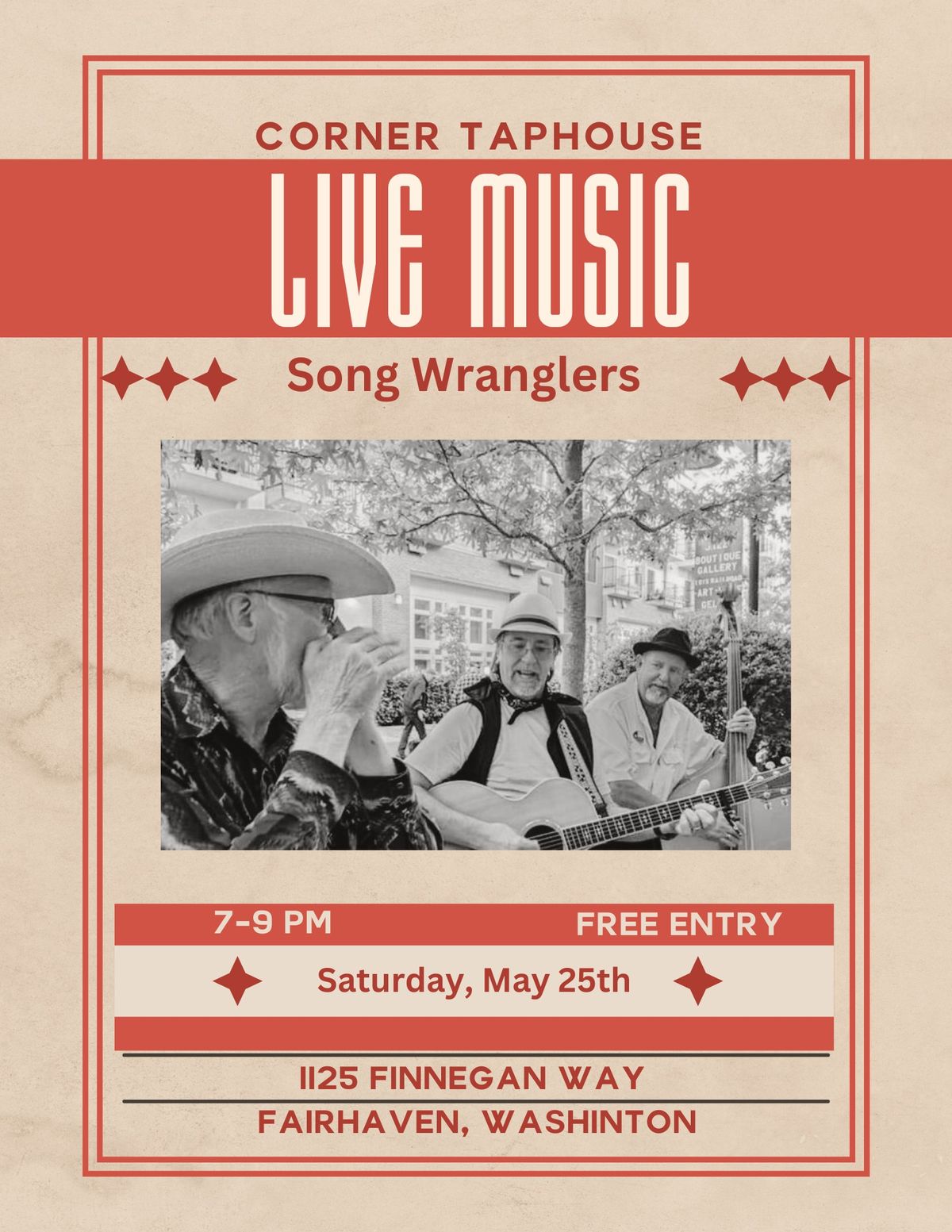 Live Music- Song Wranglers 