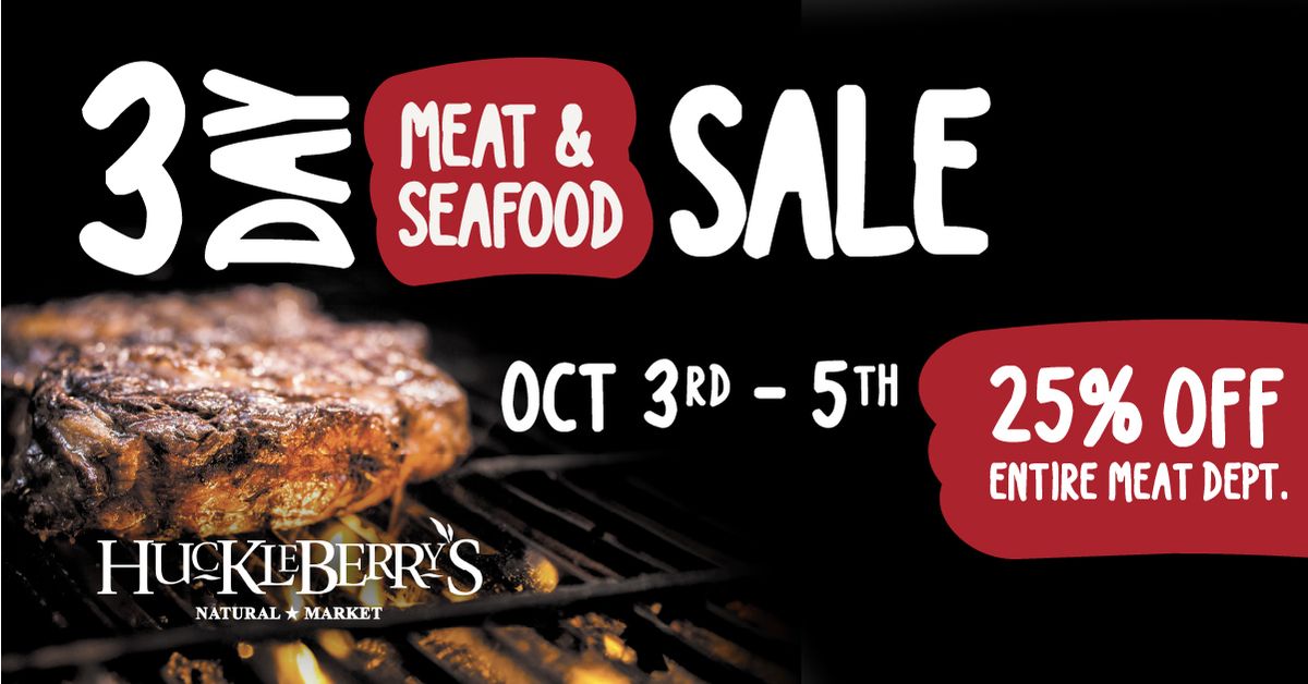 3-Day 25% OFF | Meat & Seafood Sale