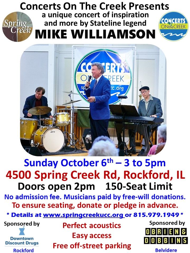 MIKE WILLIAMSON - Special Sunday Matinee Concert