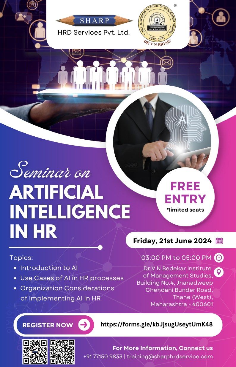 Free Seminar on Artificial Intelligence in HR