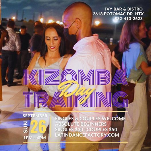 Kizomba Training Day for Absolute Beginners. Sunday 09\/26