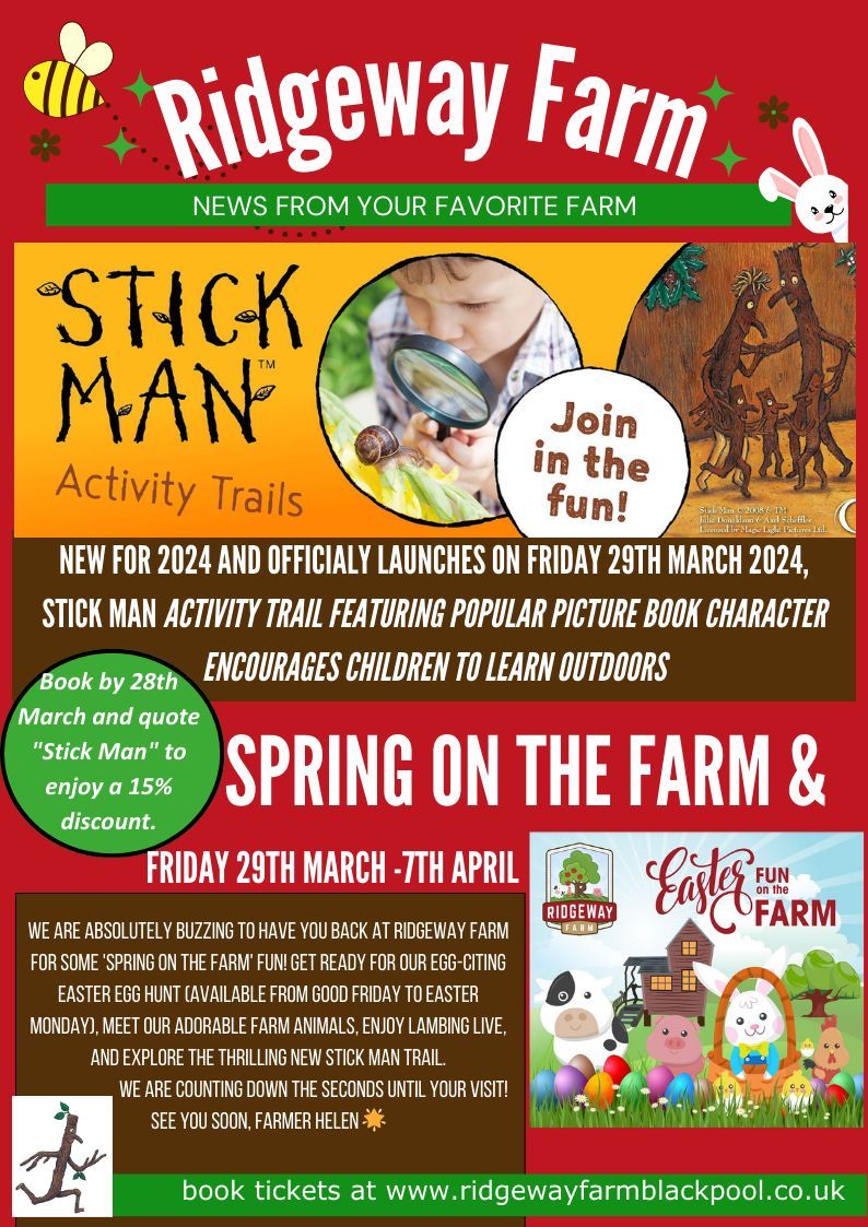 Spring Fun on The Farm & Stick Man Trail