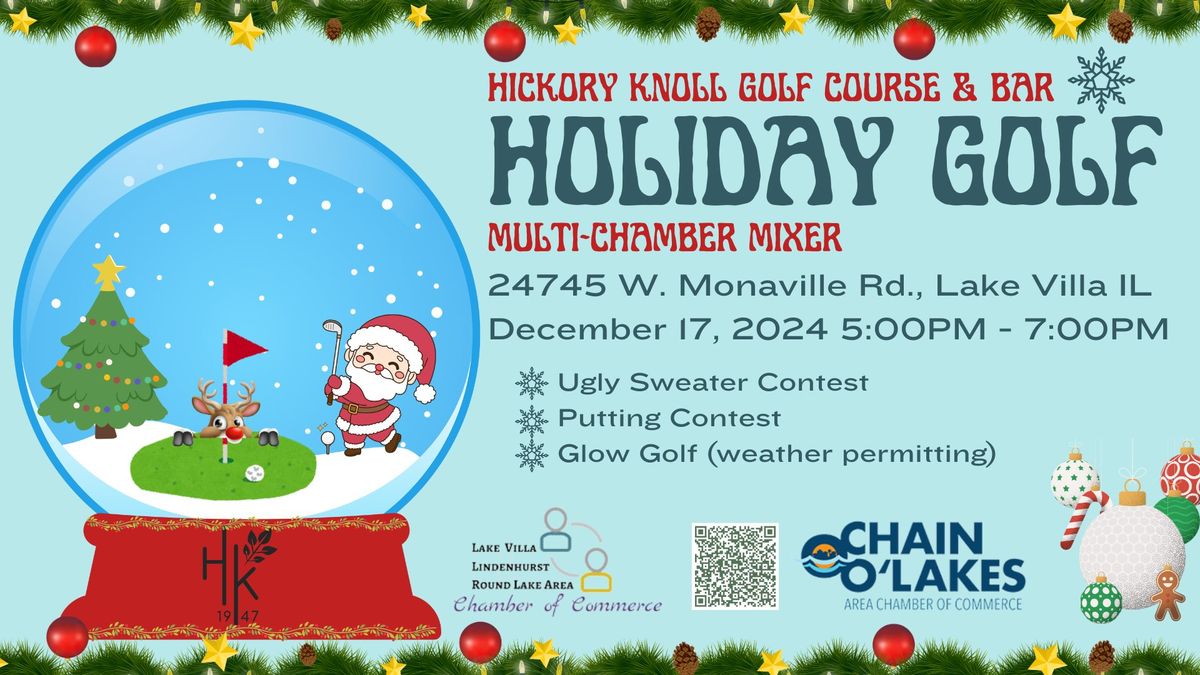 Hickory Knoll Golf Course Holiday Golf Multi-Chamber Mixer