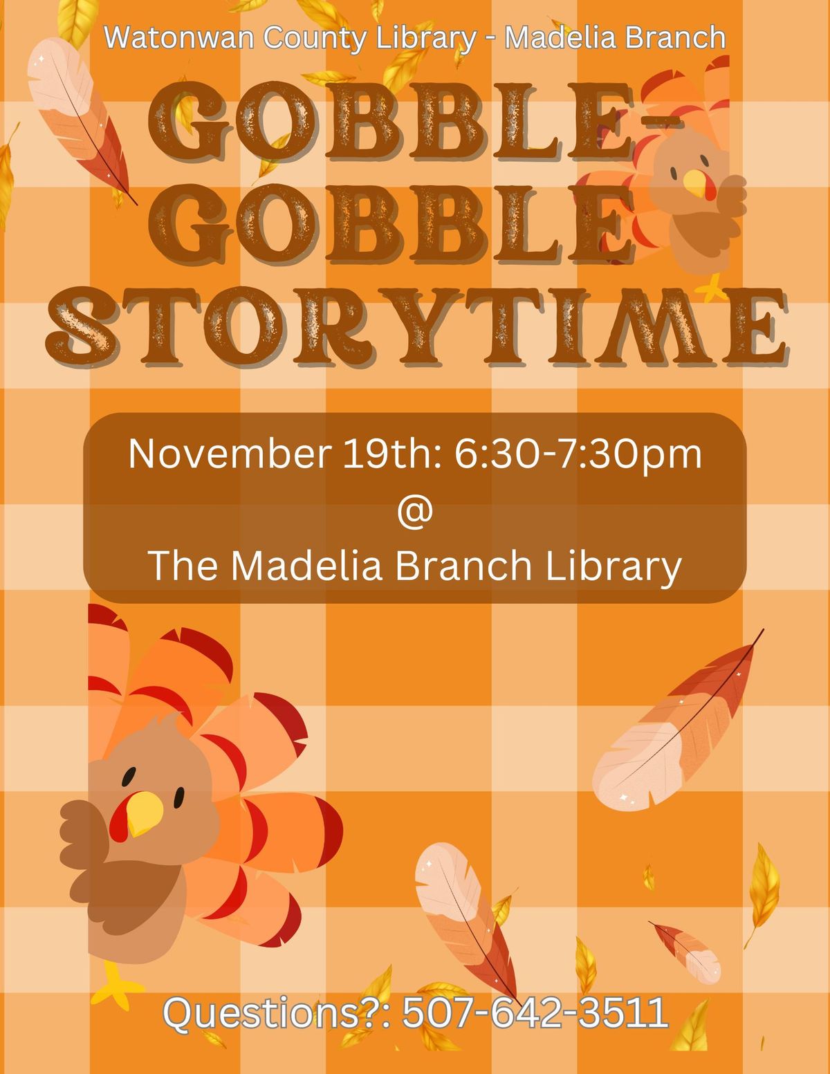 GOBBLE GOBBLE Storytime