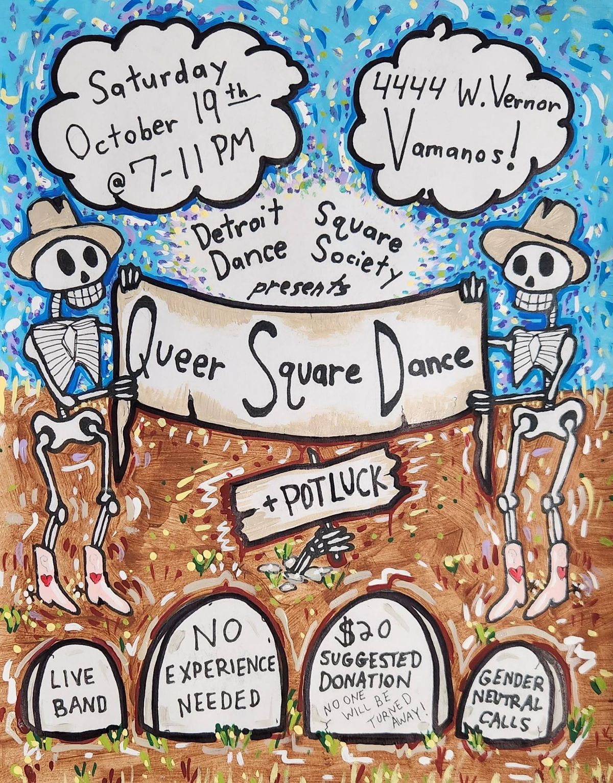 DSDS Queer Potluck + Square Dance + Costume Party + Raffle