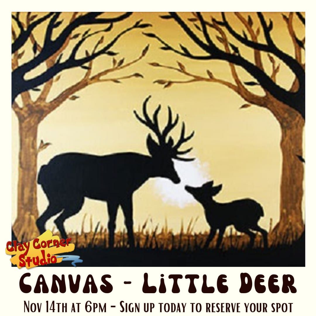 Canvas Class: Deer Little One