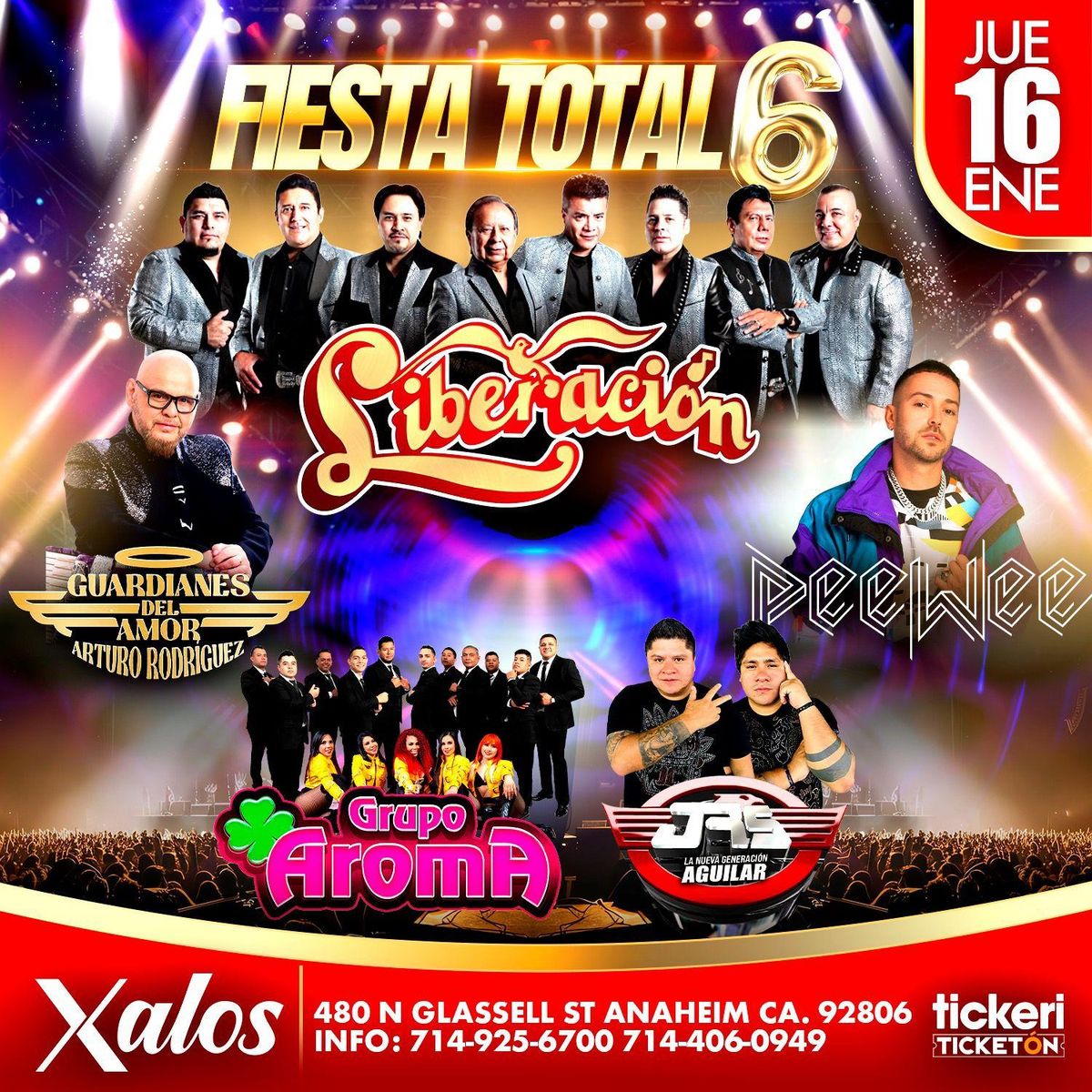 FIESTA TOTAL 6 EN ANAHEIM