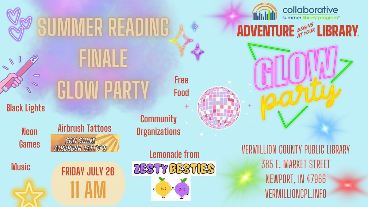 Summer Reading Program - Finale Glow Party!