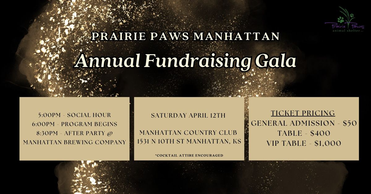 Prairie Paws Manhattan Gala - A Night to Remember