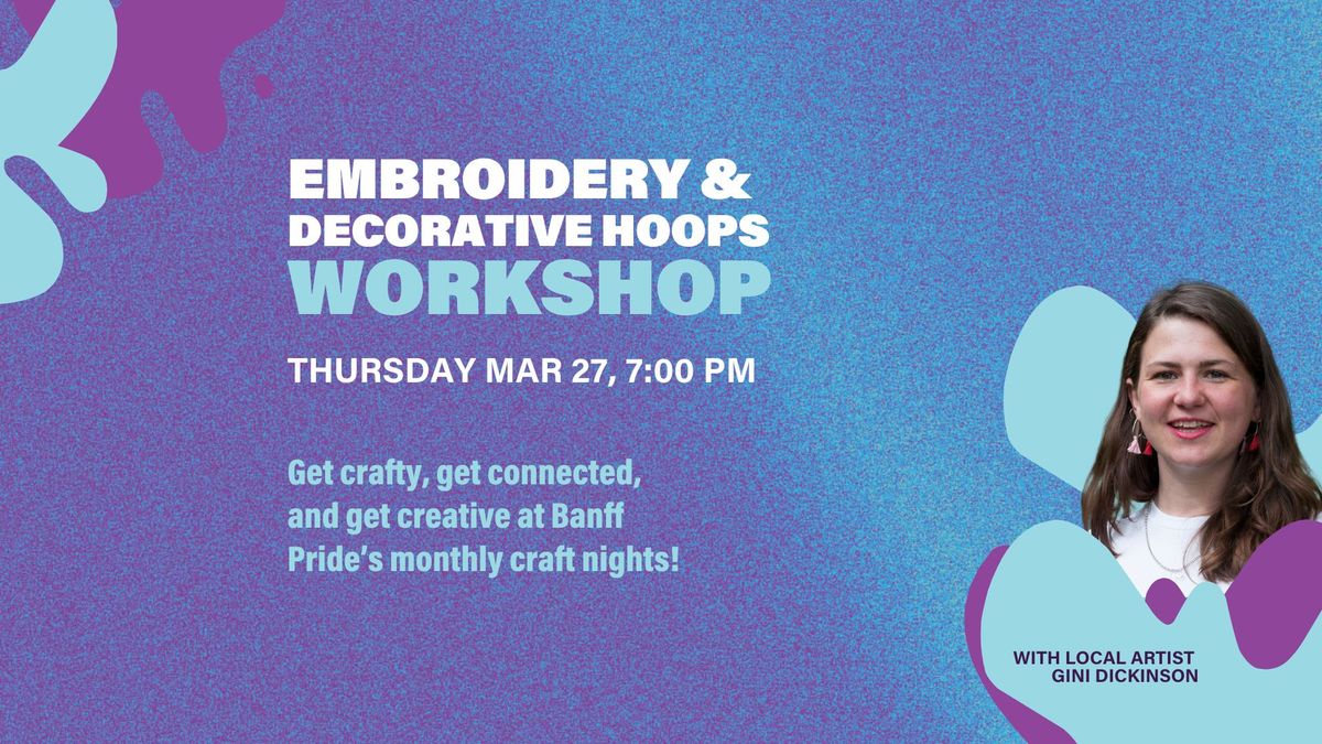 Craft Night: Embroidery & Decorative Hoops Workshop