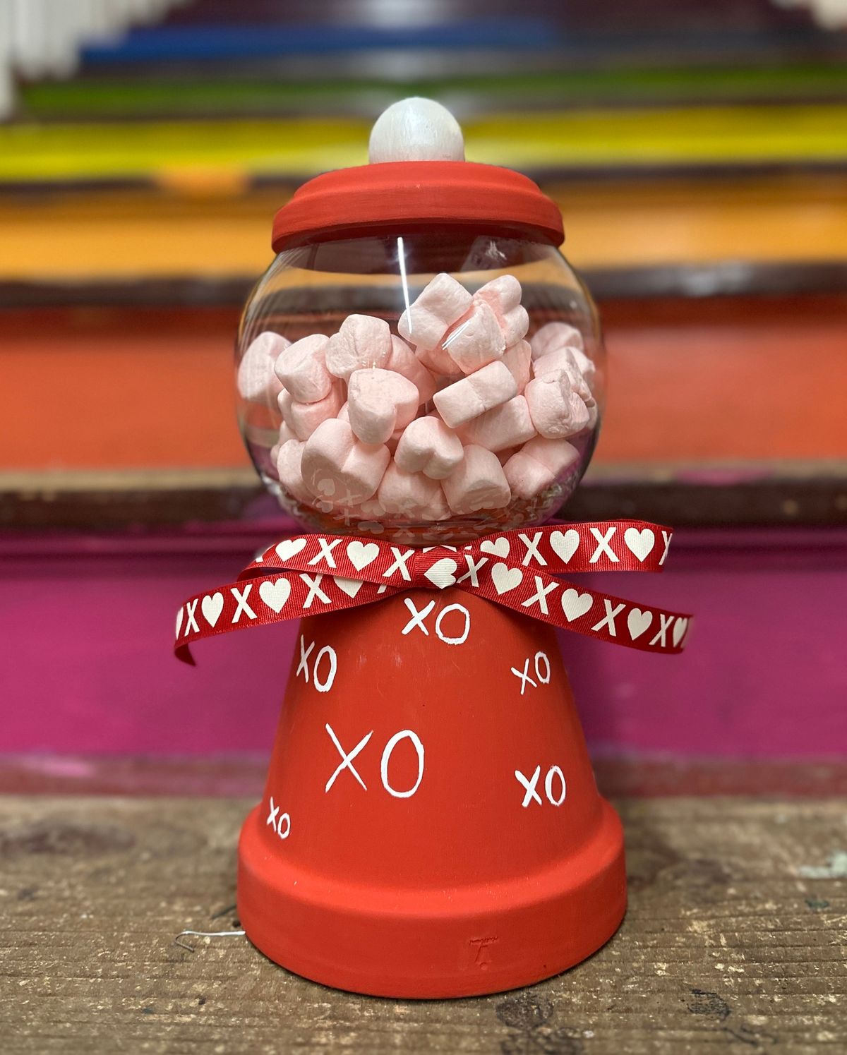 DIY Valentines Day Candy Jar