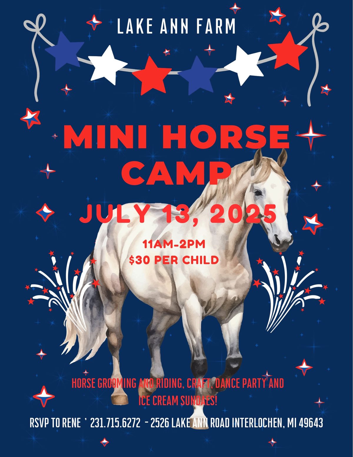 July Mini Horse Camp