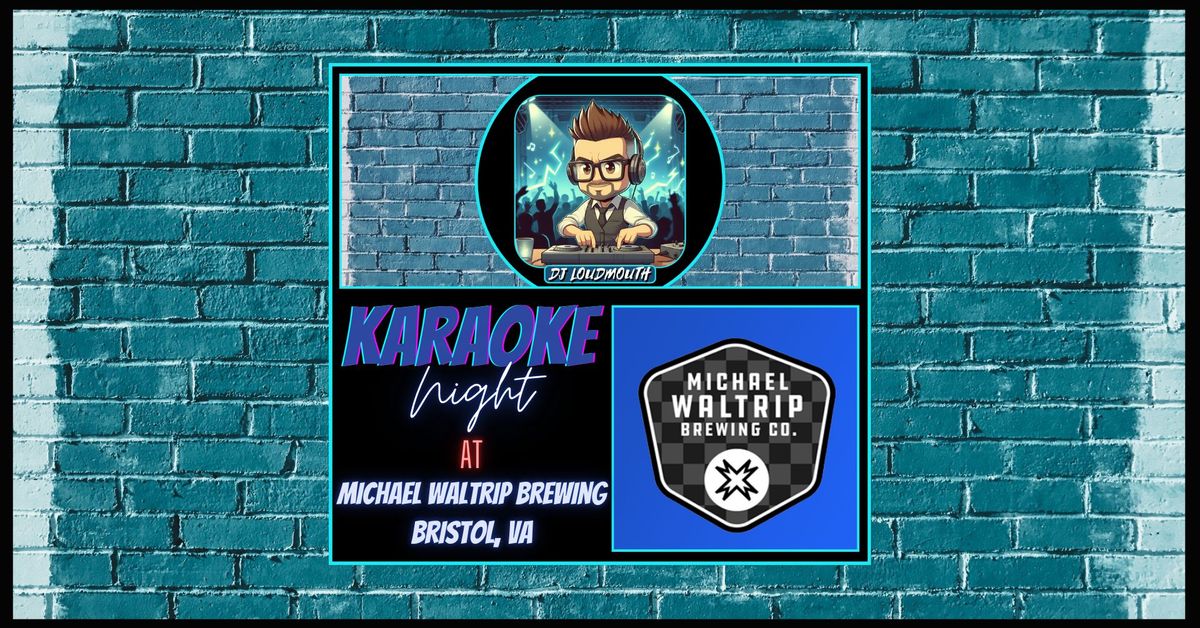 Karaoke night at Michael Waltrip Brewing Company!