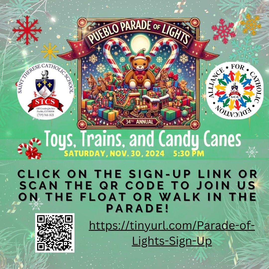 Join STCS for the Pueblo Parade of Lights! 