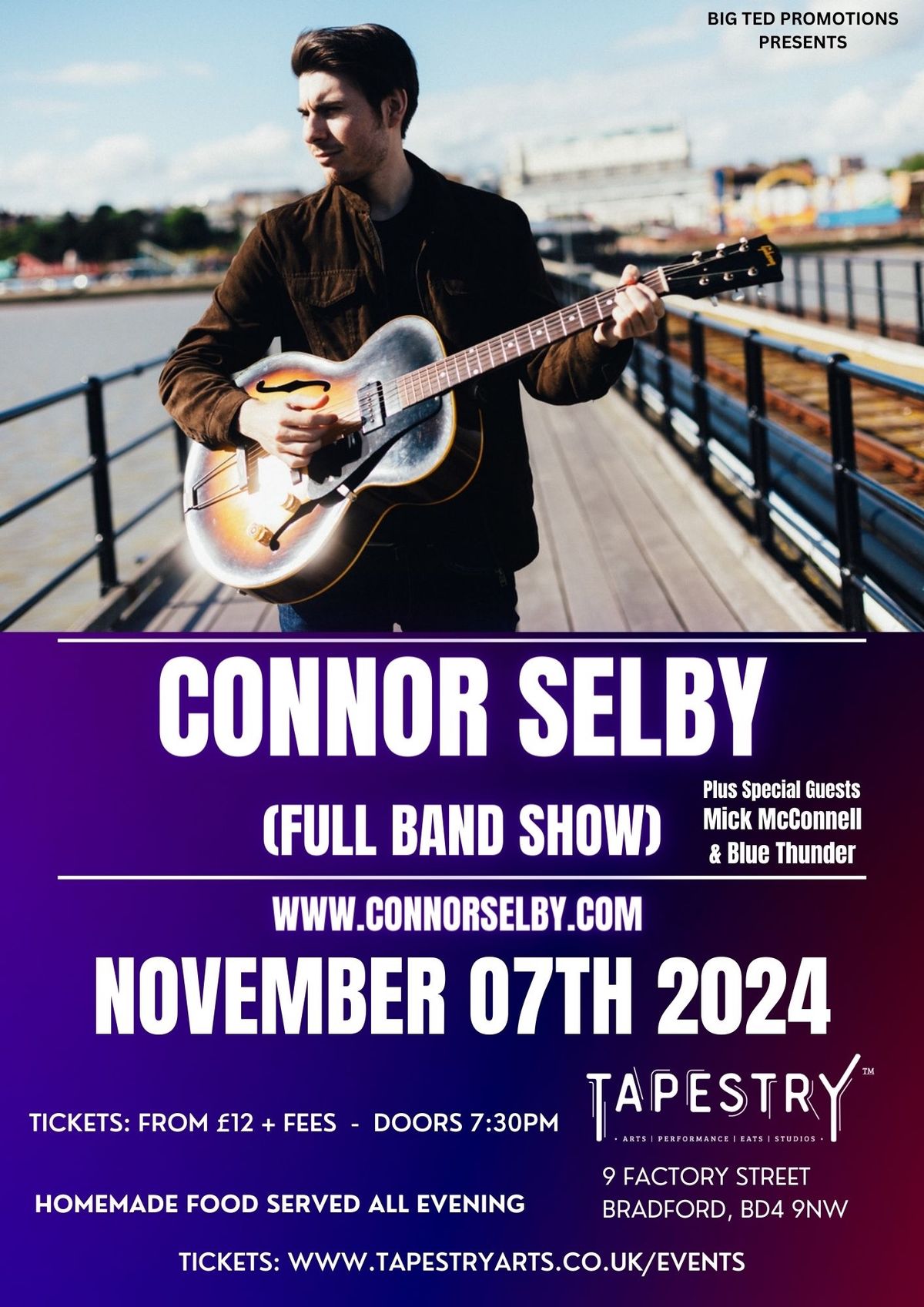 Connor Selby (Full Band Show) + Mick McConnell & Blue Thunder