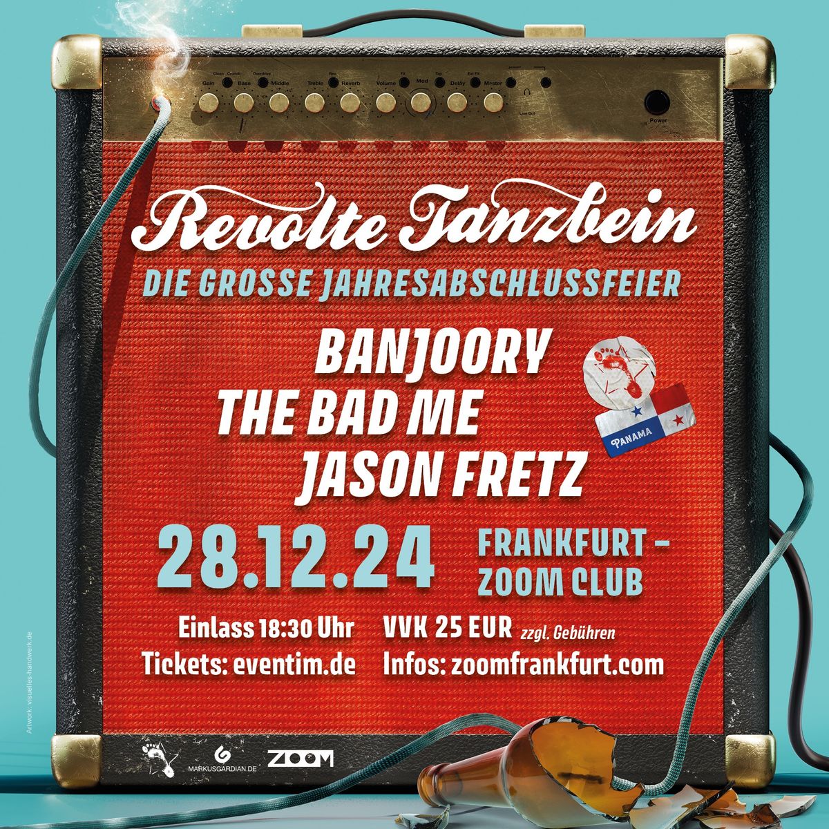 REVOLTE TANZBEIN, BANJOORY, THE BAD ME & JASON FRETZ | Frankfurt, ZOOM