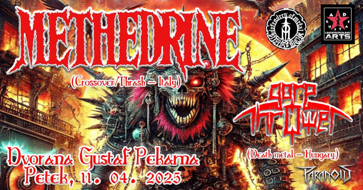 METHEDRINE (Crossover, IT) + GORE THROWER (Death MEtal, HU)