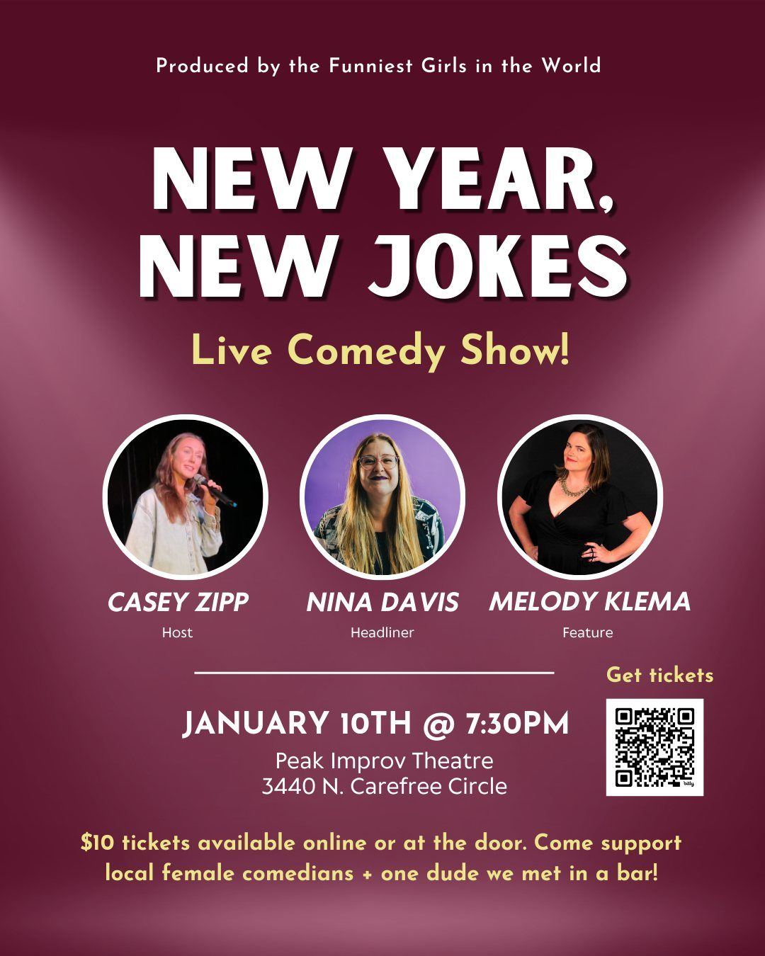 New Year, New Jokes - LIVE Comedy Show