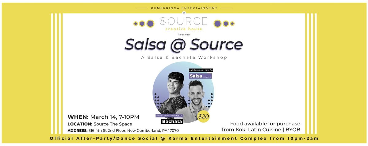 Salsa @ Source: A Salsa & Bachata Workshop